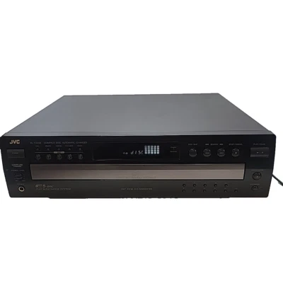 JVC XL-FZ258BK Compact 5 Disc Automatic CD Changer Player With Manual Tested - Image 1 of 4