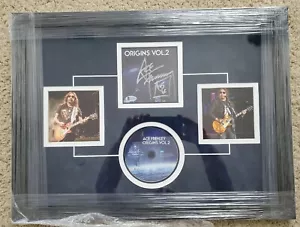 Ace Frehley Custom Framed Signed Orgins Vol 2 CD Kiss Rock Stars BGS CERTIFIED - Picture 1 of 2