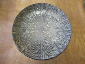 Gabbay GBB8 Dinner Plate 11 3/4" Brown Tan Starburst 1 ea    4 available