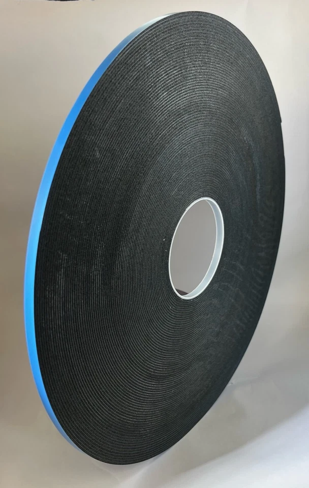 A.A. 2 sided Black 1/16" thick x 1/4" x 150 ft. Foam Mounting Tape  - Image 1 of 3