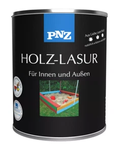 PNZ Holzlasur Holzschutz Türen- und Fenster-Lasur Sepia Braun Maisgelb - Bild 1 von 1