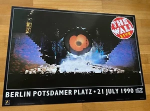 Vintage PINK FLOYD poster ANABAS 1990 NEW as found 62cmX89cm - Picture 1 of 5