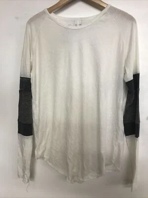 TRUNK LTD para mujer blanco liso y gris manga larga talla mediana Foto 1 de 4