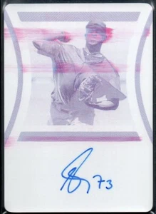 Adbert Alzolay 2020 National Treasures Social Signatures Printing Plates 1/1 MAG - Picture 1 of 2