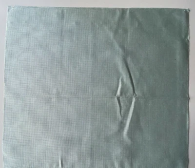 Kravet Soleil Massa Texture in Akuatik Green Designer Fabric Remnant 24x24" - Image 1 of 3