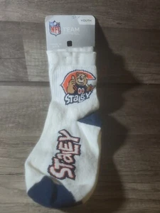 Chicago Bears Staley Print Socks Size Youth 1-5 NEW  - Picture 1 of 3