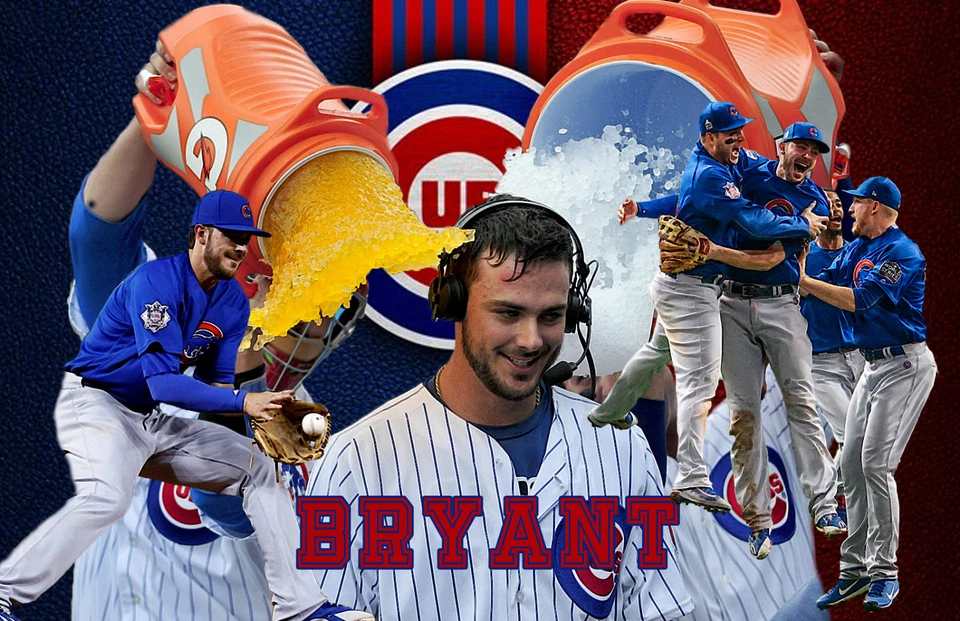 Impresión litográfica de Kris Bryant 17 x 11 de los Chicago Cubs Foto 1 de 1