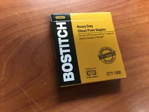 BOSTICH Staples Heavy-Duty f/ PHD-60 Stapler 1000/Box SB35PHD1M - Picture 1 of 2