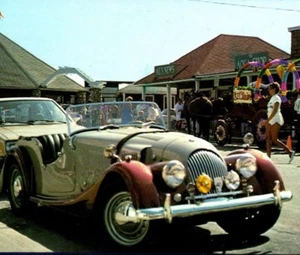 Southern New England Parade Antique Car Al's News The Aqua Shop Vintage Postcard - Picture 1 of 4