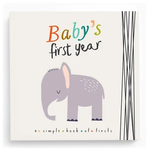 Baby Memory Book, Themed First Year Journal & Photo Album for Baby, Keepsake - Picture 1 of 12
