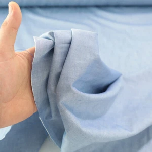 Melange Hemden Blusen und Deko-Stoff Baumwollstoff Jeans Optik weiche Meterware - Bild 1 von 2