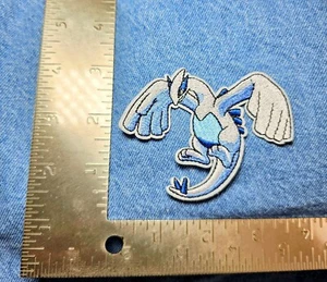 Pokemon Lugia Embroidered Iron / Sew On Patch - Picture 1 of 1