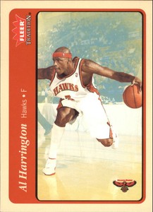 2004-05 Fleer Tradition Atlanta Hawks Basketball Card #175 Al Harrington