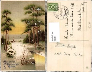 86981,Weihnachten Bäume Wald 1925 - Bild 1 von 1