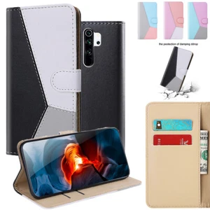 Leather Flip Wallet Phone Cover Case For Xiaomi Redmi Note 8 7 8T 6 5 Pro 4 4X - Zdjęcie 1 z 16