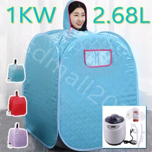 2.68L 1KW Portable Home Steam Sauna Tent Folding Sauna Skin Spa Loss Weight AU - Picture 1 of 37