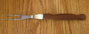 Cutco Koch Tranchiergabel #26 braun Wirbelgriff Vintage 12" - Bild 1 von 10