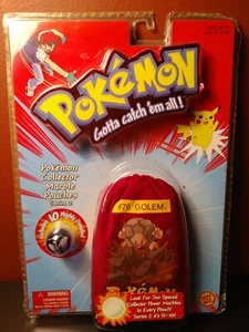 Vintage Pokemon Collectors Marble Pouch Golem #76 Sealed Series 2 Marvel Comics! - Picture 1 of 2
