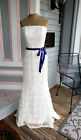 nwt sz6 $449 GALINA VW9340 David's Bridal Wedding Gown Strapless Sheath Trumpet