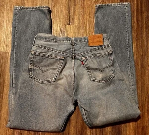 Levi's 501xx Made in USA Vintage Jeans 80er (501-0000) Größe W34 L36 Distressed - Bild 1 von 11