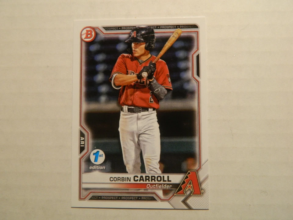 2021 Bowman Draft 1st Edition Card of Corbin Carroll - Diamondbacks  2023 ROY ? - Image 1 of 1