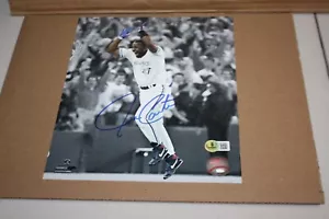 TORONTO BLUE JAYS JOE CARTER SIGNED AUTO 8X10 PHOTO 1993 WORLD SERIES HR Beckett - Picture 1 of 1