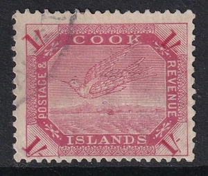 Islas Cook 1919 KGV 1s carmín (p15x14) muy bien usado. SG 46. Sc 44. - Imagen 1 de 2
