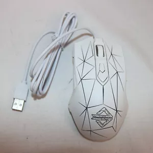 AJAZZ AJ52 Gaming Mouse White 5 Keys + 2 Function Keys 7 Step DPI - Picture 1 of 9