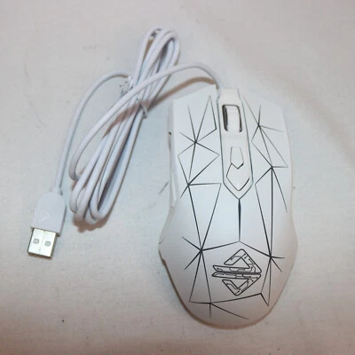 AJAZZ AJ52 Gaming Mouse White 5 Keys + 2 Function Keys 7 Step DPI - Image 1 of 4
