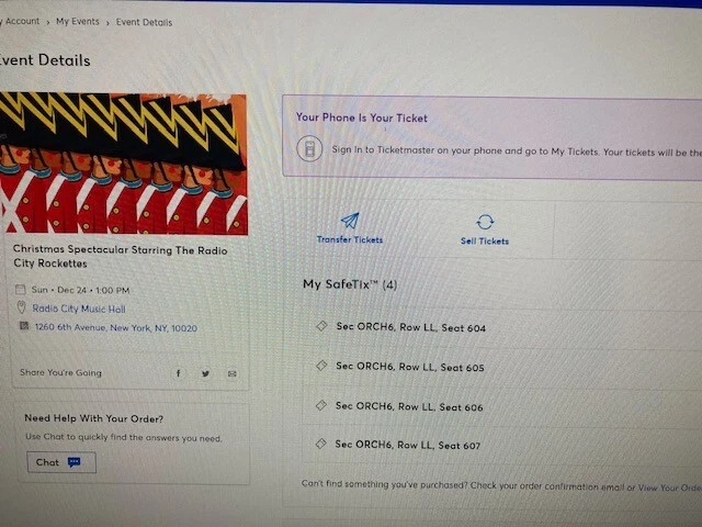 Boleto de concierto Christmas Spectacular: Rockettes at Radio City Music Hall, Nueva York Foto 1 de 1