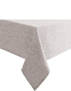 Table Throw  Natural Beige Linen Look 54 inch X 54 inch New