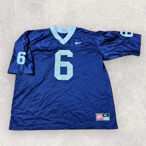 Vintage Penn State University Jersey Mens XL Blue Nike Football #6 PSU NCAA Cover