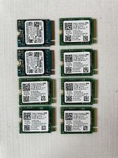Lot of (8) 256GB NVMe SSD Solid State Drive M.2 PCIe Gen3x4