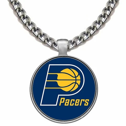 LARGE 24" Indiana Pacers NECKLACE STAINLESS STEEL CHAIN FREE SHIP' D5 Cover