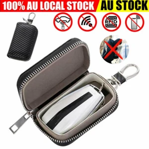 Car Key Signal Blocker Faraday Cage Fob Pouch Keyless RFID Blocking Bag Case AU - Picture 1 of 12