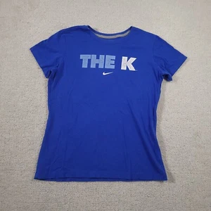 Kansas City Royals T-Shirt MLB Baseball Blue Womens Size XL Slim Fit - Picture 1 of 9