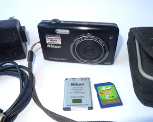 Nikon Coolpix S5200 16MP Digital Camera WiFi - Charger, Battery & 2GB SD Card - Picture 1 of 18