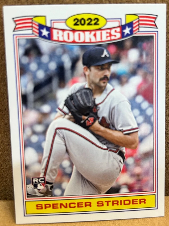2022 Throwback Thursday Set 49 - 1991 Topps Glossy Rookie 147 Spencer Strider - Image 1 of 1