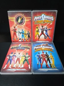 Power Ranger Ninja Storm, Alien Rangers, Dinothunder, Zeo Dvd Lot 4 Seasons VG+ - Picture 1 of 11
