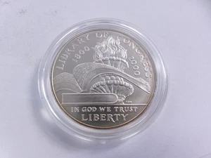 2000 Library of Congress Commemorative Silver Dollar - Picture 1 of 6