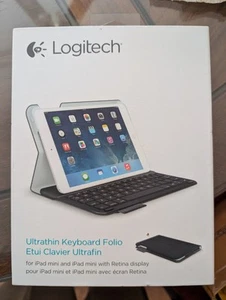 Logitech Ultrathin Keyboard Folio for iPad Mini 1,2,3 , Carbon Black 920-005893 - Picture 1 of 3