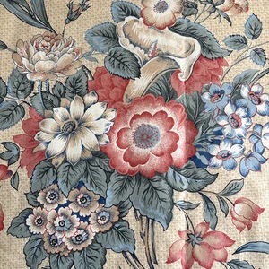Tela Waverly Austin 2 1/2+ yardas x 54” tapicería floral jacobea patrimonio - Imagen 1 de 13