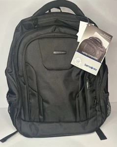SAMSONITE EXECUTIVE DUNEWOOD LAPTOP PLUS BACKPACK/ BLACK/ NEW! - Afbeelding 1 van 6