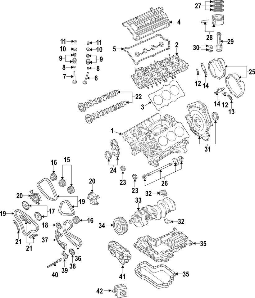 Rodamientos originales Volkswagen 06E-105-561-AC-GLB Foto 1 de 1