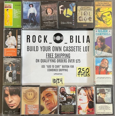 $1 & UP COUNTRY BUY $25 GET FREE SHIPPING CASSETTE BUILD YOUR LOT GEORGE STRAIT - Image 1 of 3