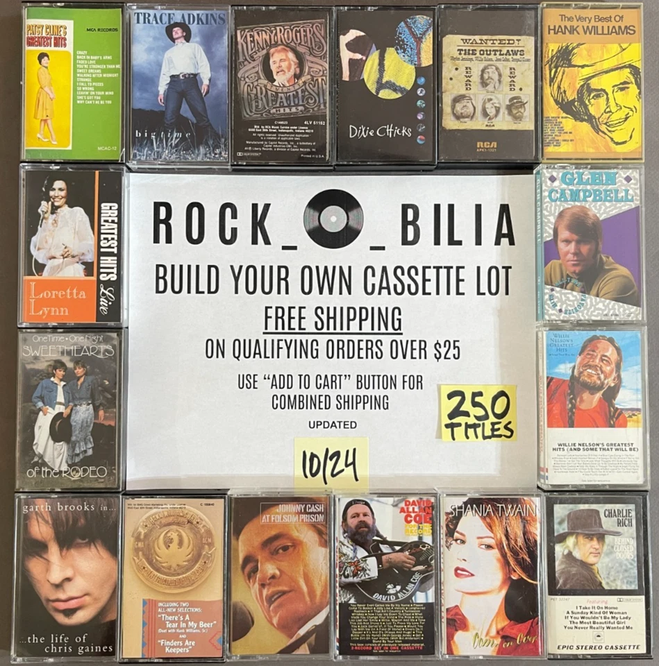 $1 & UP COUNTRY BUY $25 GET FREE SHIPPING CASSETTE BUILD YOUR LOT GEORGE STRAIT - Image 1 of 3