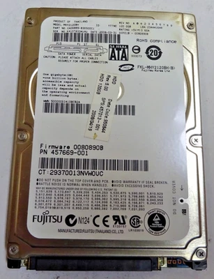 FUJITSU *** MHY2120BH *** 120 GB *** SATA HDD Notebook 2,5 Zoll #NFP1525 - Bild 1 von 3