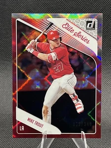 Tarjeta Panini Donruss Mike Trout Elite Series Crystals 2018 #ES8 - Imagen 1 de 3
