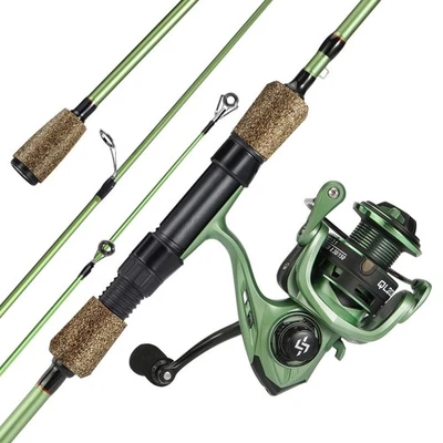 One Bass Fishing Rods Combos, 30-Ton Carbon Fiber Blanks Casting Rods,8.1:1 G... - Image 1 of 4