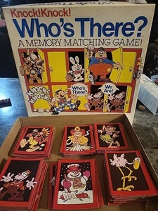 Vintage 1982 Colorforms Knock! Knock! Who’s There? A Memory Matching Board Game - Picture 1 of 2